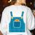 Mouse Halloween Costume Book Cookie Teacher Student Women's Sweatshirt Back Print White Mouse Halloween Costume Book Cookie Teacher Student Women's Sweatshirt Back Print White