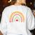 Multilingual Squad Multilingual Teacher Appreciation Kids Women's Sweatshirt Back Print White
