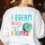 Multilingual Teacher In Dos Idiomas Linguist Language Women's Sweatshirt Back Print White