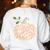 Music Notes Pumpkin Fall Music Teacher Autumn Halloween Women's Sweatshirt Back Print White