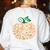Music Notes Pumpkin Music Teacher Halloween Women's Sweatshirt Back Print White Music Notes Pumpkin Music Teacher Halloween Women's Sweatshirt Back Print White