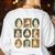 Music Teacher Orchestra Spooky Halloween Ghost Band Women's Sweatshirt Back Print White