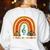 Music Teacher I Teach My Favorite Musicians Autumn Rainbow Men Women Women's Sweatshirt Back Print White Music Teacher I Teach My Favorite Musicians Autumn Rainbow Men Women Women's Sweatshirt Back Print White
