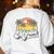 Myrtle Beach South Carolina Retro 70s Vintage Vacation Women's Sweatshirt Back Print White