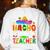 Nacho Average Teacher Mexican Teacher Cinco De Mayo Fiesta Men Women Girls Kids Women's Sweatshirt Back Print White Nacho Average Teacher Mexican Teacher Cinco De Mayo Fiesta Men Women Girls Kids Women's Sweatshirt Back Print White