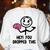 Nerdy Hey You Dropped This Brain Math Teacher Women's Sweatshirt Back Print White