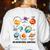 Neurodiverse Universe Space Planet Special Education Teacher Women's Sweatshirt Back Print White Neurodiverse Universe Space Planet Special Education Teacher Women's Sweatshirt Back Print White