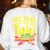 No Taki When Teacher Taki Teacher Pun Humor Women's Sweatshirt Back Print White No Taki When Teacher Taki Teacher Pun Humor Women's Sweatshirt Back Print White