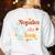 Nopales De Leer Spanish Teacher Maestra Cactus Bilingual Women's Sweatshirt Back Print White Nopales De Leer Spanish Teacher Maestra Cactus Bilingual Women's Sweatshirt Back Print White