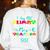 I Am Not Short I Am Pre-K Teacher Size Teacher For Men Women Kids Women's Sweatshirt Back Print White I Am Not Short I Am Pre-K Teacher Size Teacher For Men Women Kids Women's Sweatshirt Back Print White