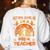 Nothing Scare Me I'm a Pre-k Teacher Matching Halloween For Men Women Women's Sweatshirt Back Print White