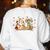 Occupational Therapy Fall Autumn Pumpkin Flower OTA Teacher Women's Sweatshirt Back Print White Occupational Therapy Fall Autumn Pumpkin Flower OTA Teacher Women's Sweatshirt Back Print White