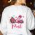 In October We Wear Pink Apple Teacher Daisy Breast Cancer Women's Sweatshirt Back Print White In October We Wear Pink Apple Teacher Daisy Breast Cancer Women's Sweatshirt Back Print White