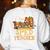 One Thankful Sped Teacher Cute Thanksgiving Women Women's Sweatshirt Back Print White
