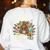 One Thankful Teacher Cute Thanksgiving Turkey School Women's Sweatshirt Back Print White One Thankful Teacher Cute Thanksgiving Turkey School Women's Sweatshirt Back Print White