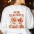 One Thankful Teacher Fall Leaves Thanksgiving Retro Women's Sweatshirt Back Print White One Thankful Teacher Fall Leaves Thanksgiving Retro Women's Sweatshirt Back Print White