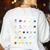 Outer Space Alphabet Kindergarten Teachers 1st Day Of School Women's Sweatshirt Back Print White
