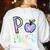 P Is For Pre-K Preschool Teacher Tie Dye Back To School Women's Sweatshirt Back Print White P Is For Pre-K Preschool Teacher Tie Dye Back To School Women's Sweatshirt Back Print White