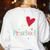 P Is For Preschool Teacher Student Back To School Women's Sweatshirt Back Print White P Is For Preschool Teacher Student Back To School Women's Sweatshirt Back Print White