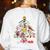 Paintbrush Christmas Tree Decor Xmas For Artist Art Teacher For Men Women Women's Sweatshirt Back Print White