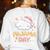 Pajama Day School Spirit Week Fun Cloud Teacher Women's Sweatshirt Back Print White