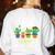PARA Crew School Cactus Team PARA Teacher Squad For Men Women Kids Women's Sweatshirt Back Print White