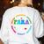 PARA Dream Team Teacher Paraprofessional Paraeducator Women's Sweatshirt Back Print White