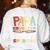 Paraeducator Paraprofessional SPED Teacher Women's Sweatshirt Back Print White
