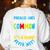 Parallel Lines Math Pun – Teacher Humor Women's Sweatshirt Back Print White Parallel Lines Math Pun – Teacher Humor Women's Sweatshirt Back Print White