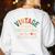 Paraprofessional Vintage Para Teacher 60s 70s 80s Women's Sweatshirt Back Print White Paraprofessional Vintage Para Teacher 60s 70s 80s Women's Sweatshirt Back Print White
