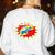 PE Physical Education Teacher Superhero Power School Women's Sweatshirt Back Print White