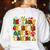 PE Teacher Christmas Holiday Women's Sweatshirt Back Print White