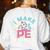 PE Teacher Unicorn I Make PE Magical Women's Sweatshirt Back Print White