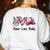 Peace Love Books Librarian Teacher Life Book Library Tie Dye Women's Sweatshirt Back Print White Peace Love Books Librarian Teacher Life Book Library Tie Dye Women's Sweatshirt Back Print White