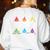 Periodic Elements Chemistry Lovers Science Teacher Women's Sweatshirt Back Print White