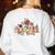 Personalized Name Teacher Mrs Young Back To School Custom Women's Sweatshirt Back Print White
