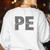 Physical Education PE Teacher Phys Ed Student Grad Women's Sweatshirt Back Print White Physical Education PE Teacher Phys Ed Student Grad Women's Sweatshirt Back Print White