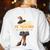 Physical Education Teacher Halloween Costume Witchy Teacher For Men Women Women's Sweatshirt Back Print White