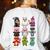 Pig Spooky Ghost Witch Boo-Jee Horror Pumpkin Pig Halloween Women's Sweatshirt Back Print White