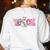 Pink Ghost Teach Halloween Teacher In Spooky Season Women's Sweatshirt Back Print White Pink Ghost Teach Halloween Teacher In Spooky Season Women's Sweatshirt Back Print White