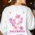 Pink Unicorn Spanish Teacher Regalos Para Bilingue Teacher Women's Sweatshirt Back Print White
