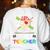 Pirate Teacher Halloween Skull Adult Women's Sweatshirt Back Print White