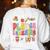 Play Is Learning Teacher First Day Of School Back To School Women's Sweatshirt Back Print White