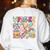 Pre K Back To School Teacher Student Men Women Kids Women's Sweatshirt Back Print White Pre K Back To School Teacher Student Men Women Kids Women's Sweatshirt Back Print White