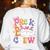 Pre-K Boo Crew Pre-K Teacher Student Kids Halloween Women's Sweatshirt Back Print White Pre-K Boo Crew Pre-K Teacher Student Kids Halloween Women's Sweatshirt Back Print White