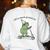 Pre K Grade Teacher Frog Back To School Preschool Women's Sweatshirt Back Print White