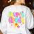 Preppy Fourth Grade Back To School 4th Grade Teacher Girls Women's Sweatshirt Back Print White Preppy Fourth Grade Back To School 4th Grade Teacher Girls Women's Sweatshirt Back Print White