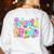 Preppy Seventh Grade Back To School 7th Grade Teachers Girls Women's Sweatshirt Back Print White Preppy Seventh Grade Back To School 7th Grade Teachers Girls Women's Sweatshirt Back Print White
