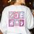 Preppy Spooky Teacher Halloween Ghost Coquette Bow Autumn Women's Sweatshirt Back Print White Preppy Spooky Teacher Halloween Ghost Coquette Bow Autumn Women's Sweatshirt Back Print White