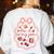 Preschool Pre-K Is My Jam Strawberry Girl Teacher Kids Women's Sweatshirt Back Print White